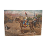 Pastel on paper Compiègne 1860