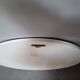 1970s Czechoslovakian Round Wall Mirror with Beige Frame
