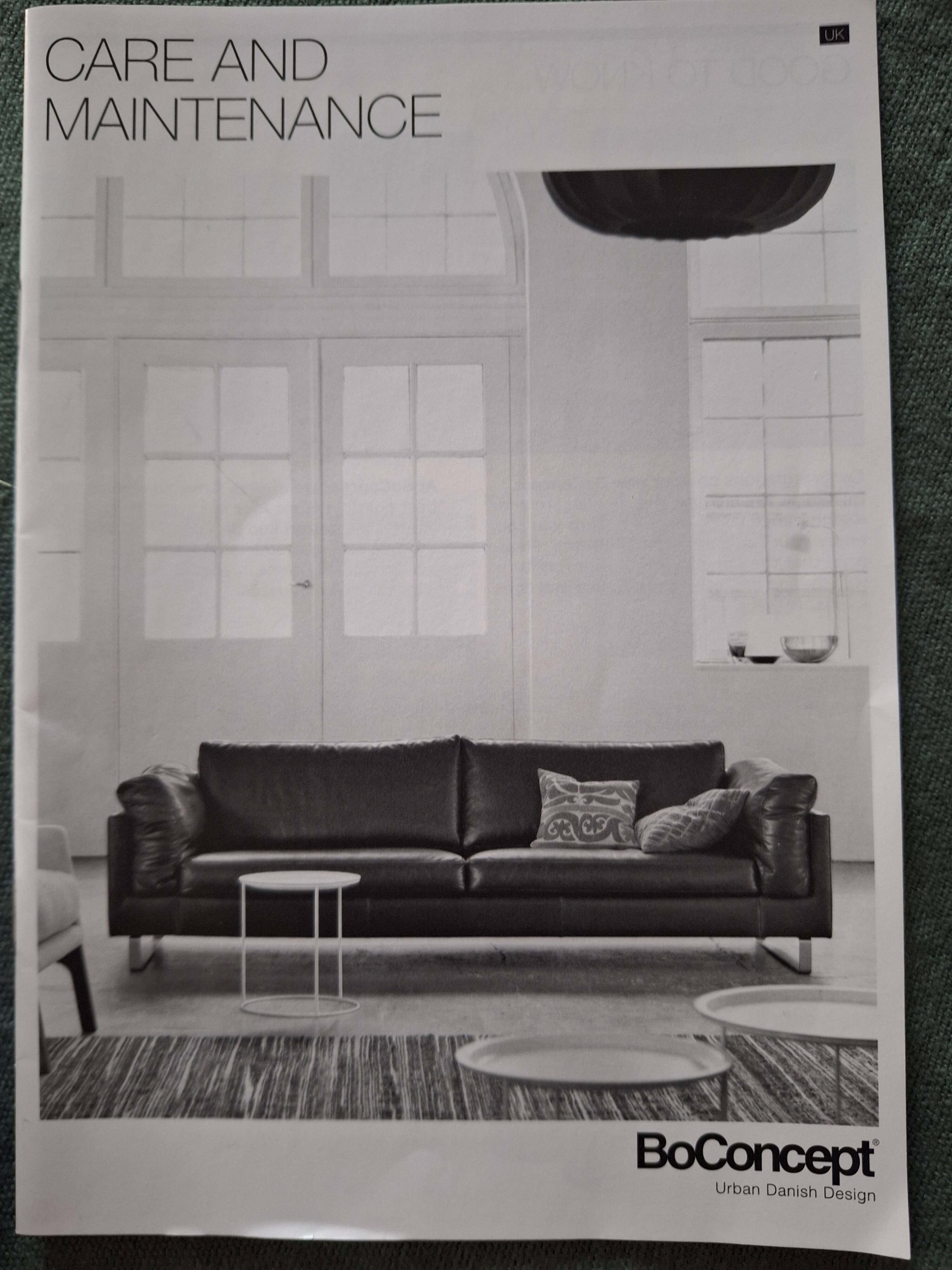 BoConcept modular grey corner sofa