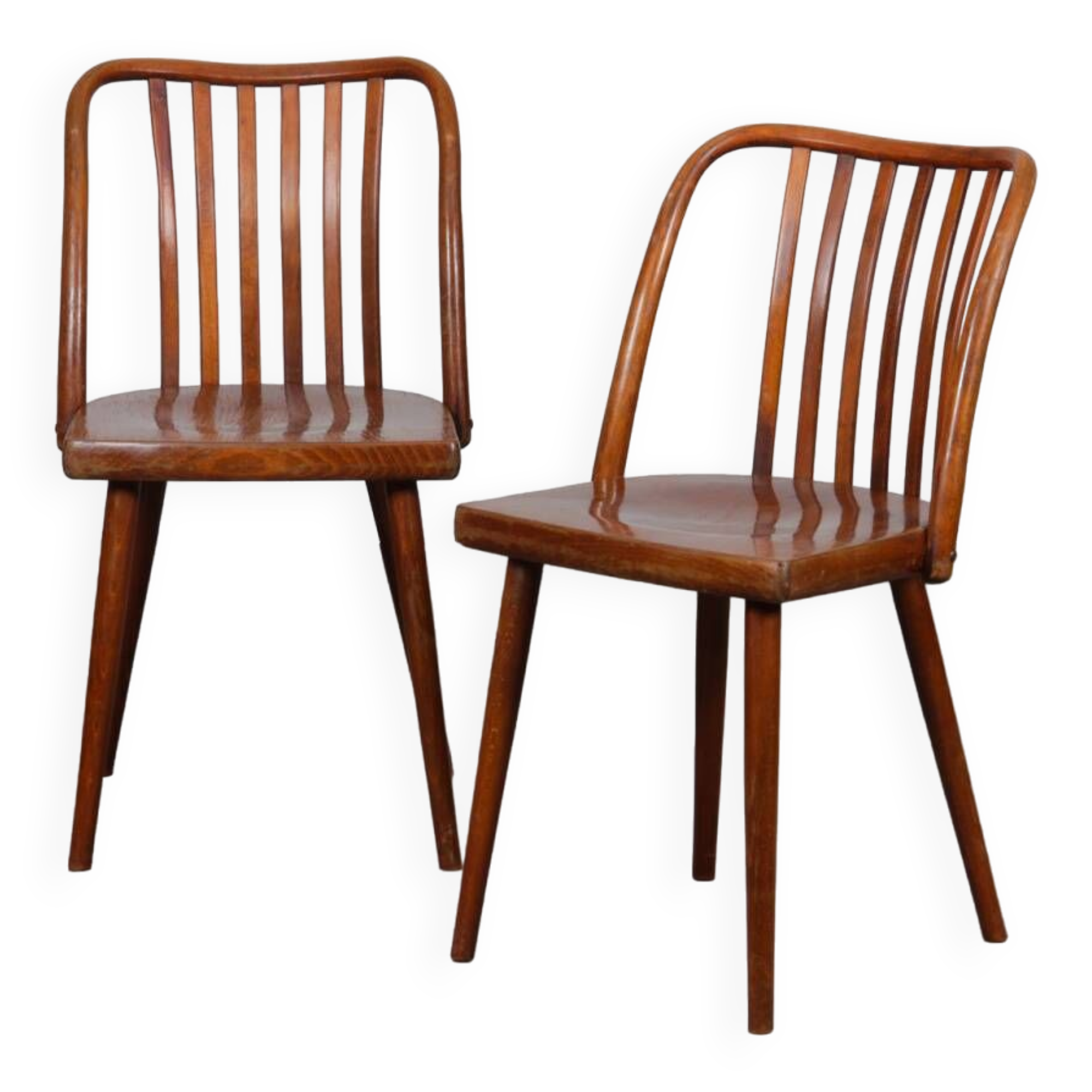 Pair of vintage chairs by Antonin Suman for Ton, 1960