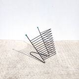 Vintage vinyl record holder circa 1960