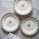 Six old flat plates "gagny" - iron earth