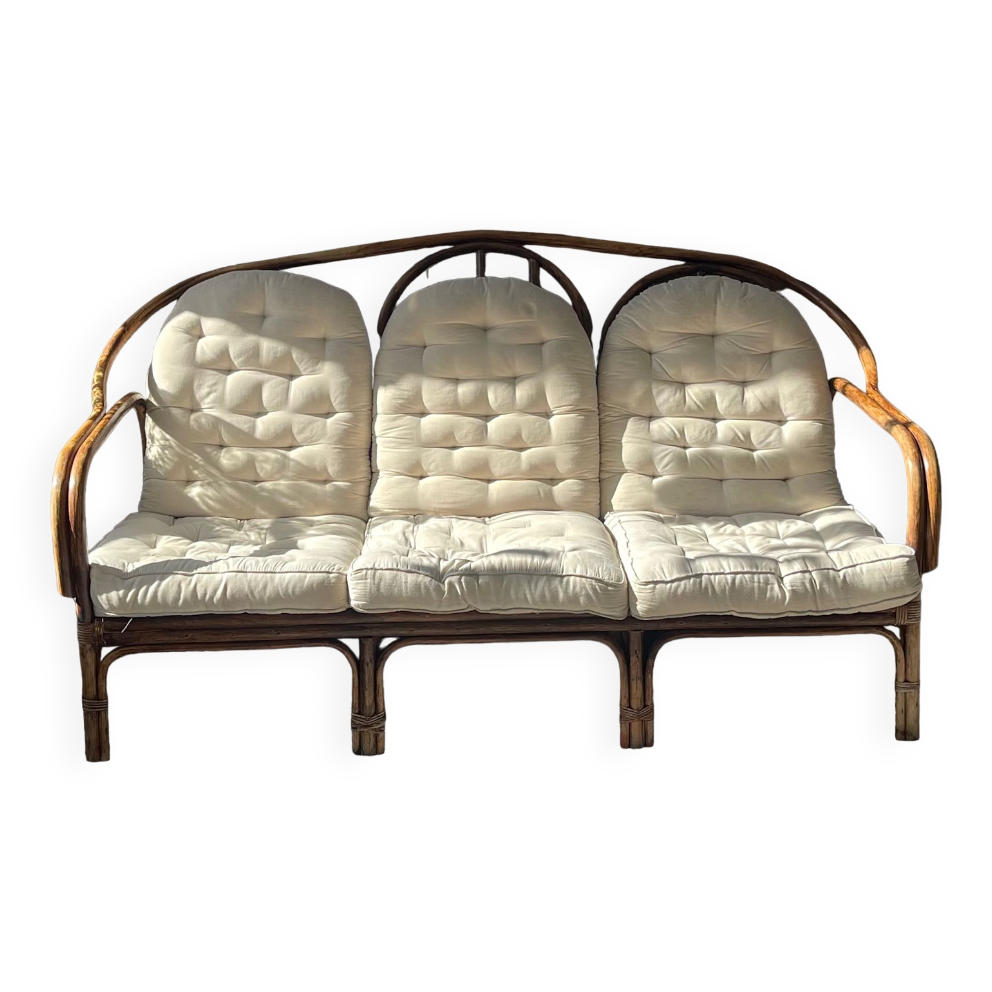 Bamboo sofa 1970
