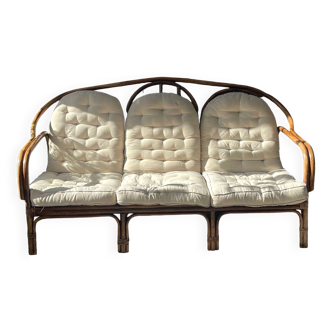 Bamboo sofa 1970