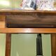 Side table, solid wood desk in Louis-Philippe style