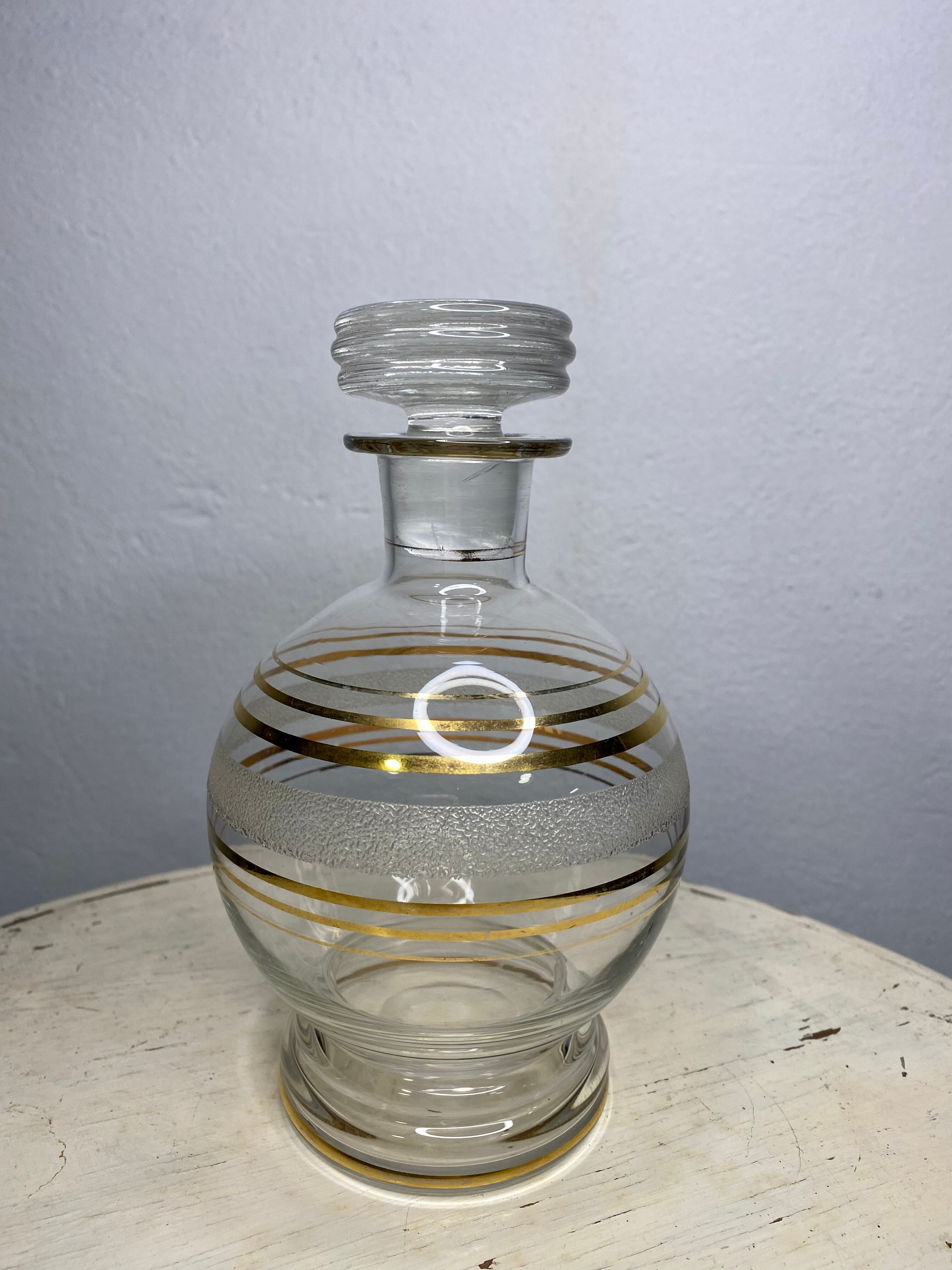 Golden decanter
