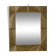 Miroir avec cadre en marqueterie de paille