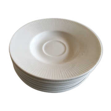 Set de 7 assiettes soucoupes Kolorita Rorstrand Sweden