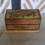 Box jewelry box vintage painted décor