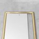 Vintage mirror with brass frame and transparent glass insert – Italian design 1970s