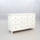 Commode 8 tiroirs blanc modèle hemnes de chez ikea suède