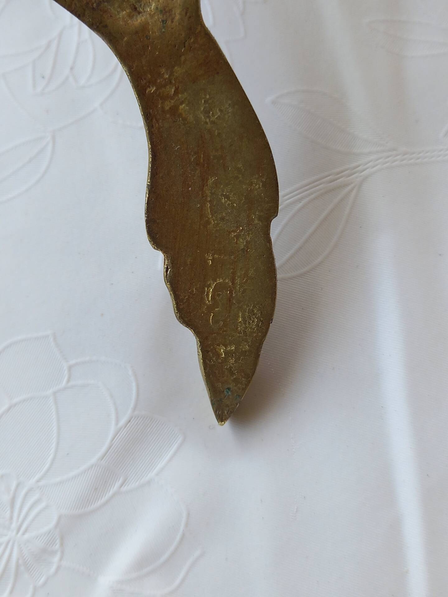 Old pairs of bronze wall sconces