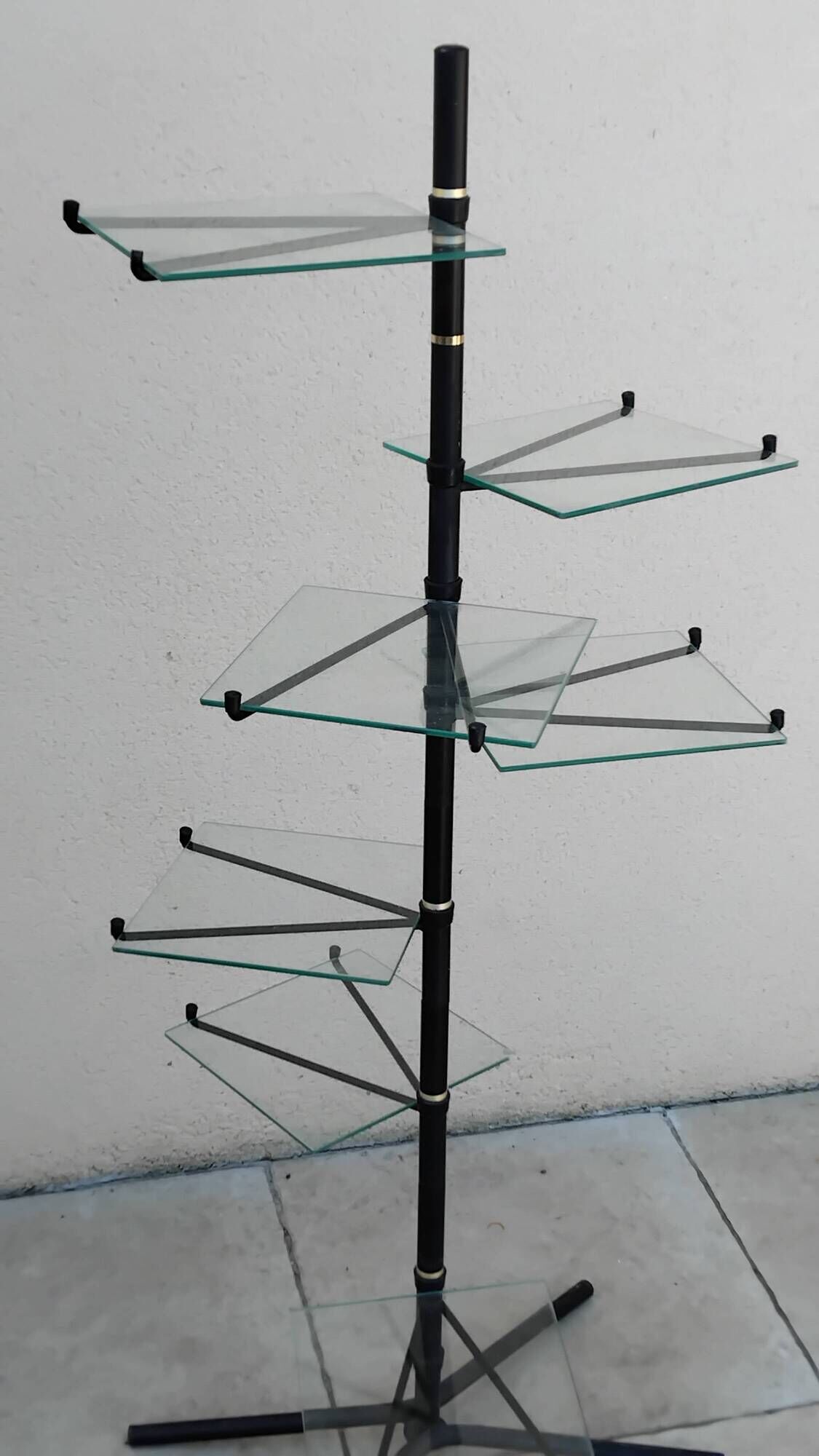 Etagère présentoir 132 cm vintage année 60 magasin