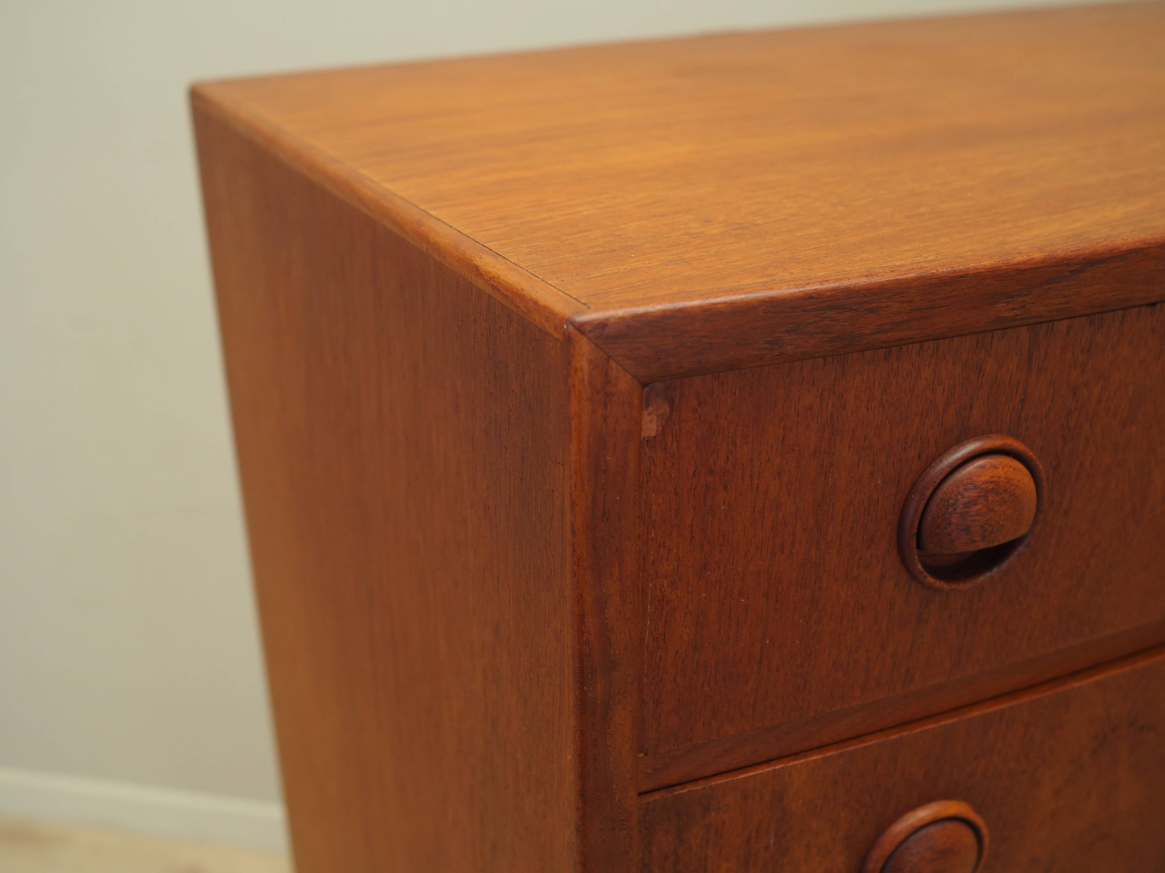 Teak chest of drawers, Danish design, 1960s, designer: Kai Kristiansen
