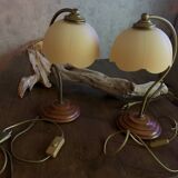 Paire de lampes de chevet  Domec Luminaires