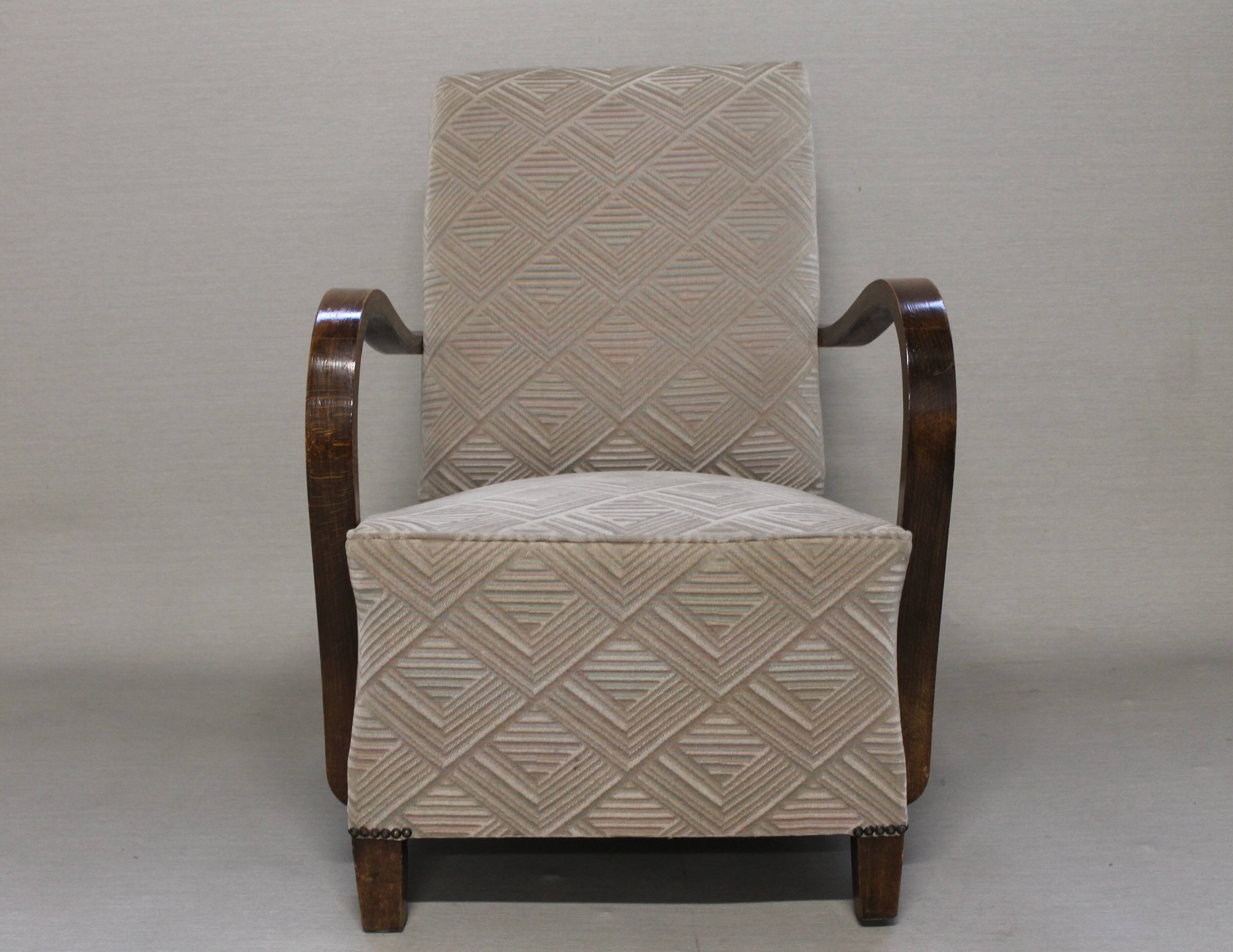 Paire de fauteuils Art deco