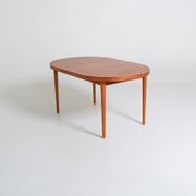 Table à manger en teck par Bertil Fridhagen pour Bodafors, Suède, 1961