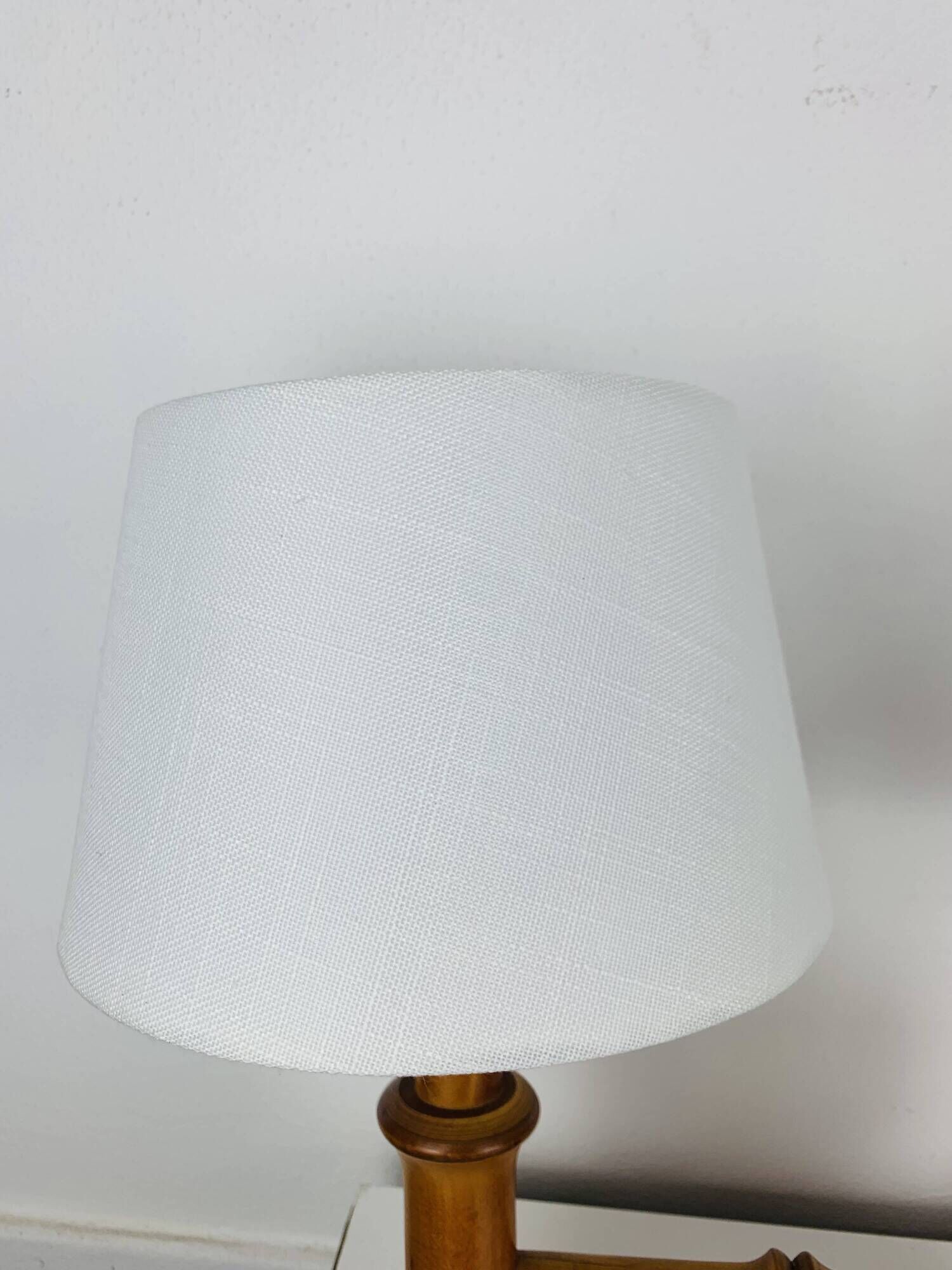 Pair of Aneta Scandinavian wooden wall lights, 1960s