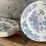 6 flat plates Longwy model Fisme