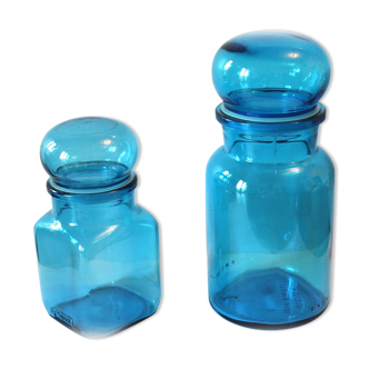 Bocaux de pahrmacie, flacons d'apothicaire