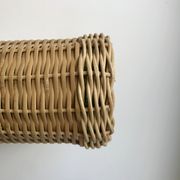bouteille entourée de rotin années 70