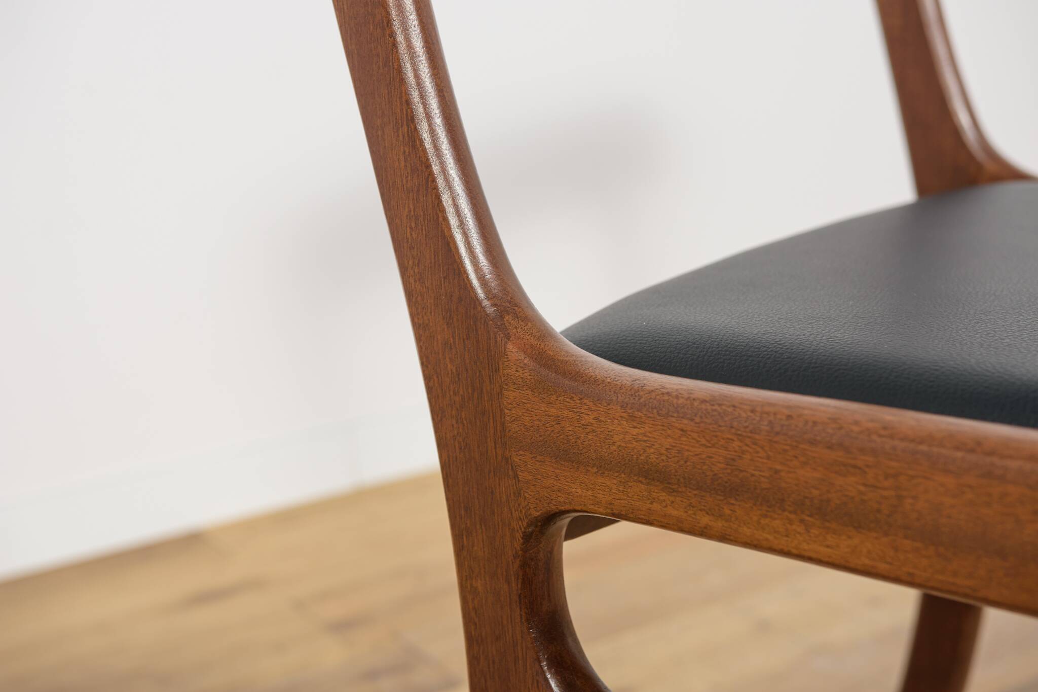 Danish Dining Chairs by Ole Wanscher for Poul Jeppesens Furniture Factory.