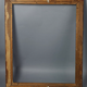 Old Italian frame gilded polychrome wood 47x39 cm, foliage 41x33 cm SB
