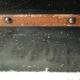 Domed travel trunk old wood