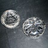 Richly cut crystal candy box from BACCARAT? 20th century.
