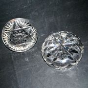 Richly cut crystal candy box from BACCARAT? 20th century.