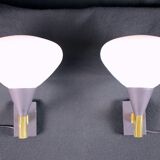 Pair of wall lamps, Italy, 1950