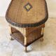 Vintage rattan coffee table – 1970s Riviera spirit