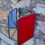 Triptych barber mirror