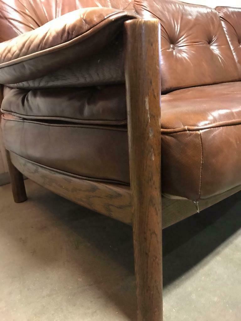 Vintage leather seat sofa