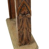 Banc antique en chêne sculpté style Renaissance
