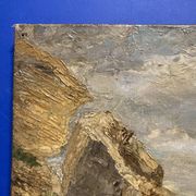 Johan Adolf HAMMES (1905-1994), Le Mauvais temps aux Pierrières, huile