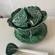 Cabbage tureen in slip 4 pieces
