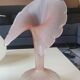 Large Italian Vase, Jack in the Pulpit corolla neck, Murano style