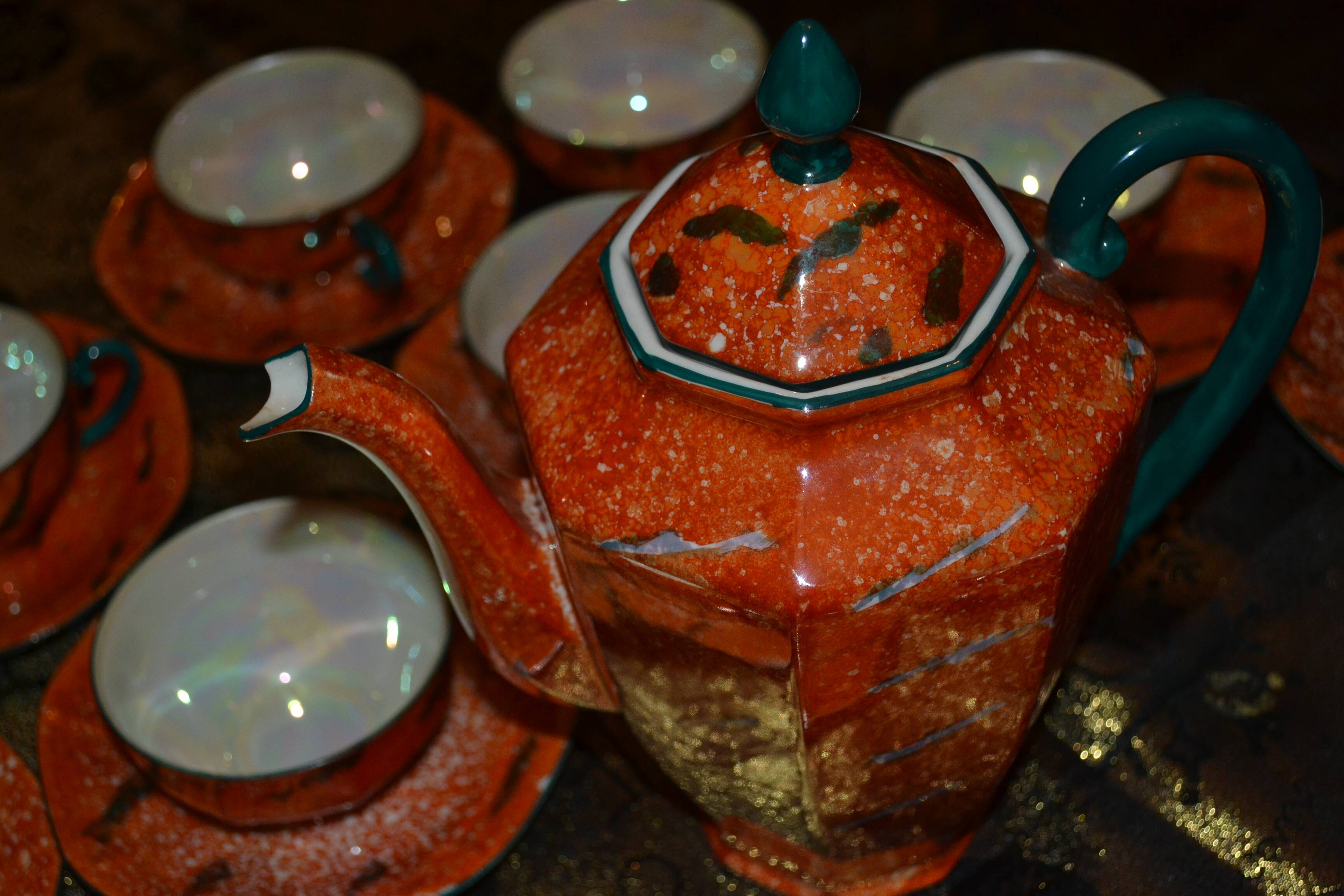 Union K porcelain coffee set