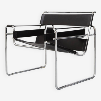 Marcel Breuer Clubsessel B3 "Chaise Wassily" pour Gavina