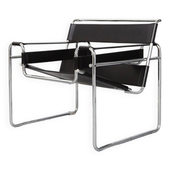 Marcel Breuer Clubsessel B3 "Chaise Wassily" pour Gavina