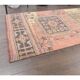 1970s Vintage Turkish Hand-Knotted Floral Runner 84x358