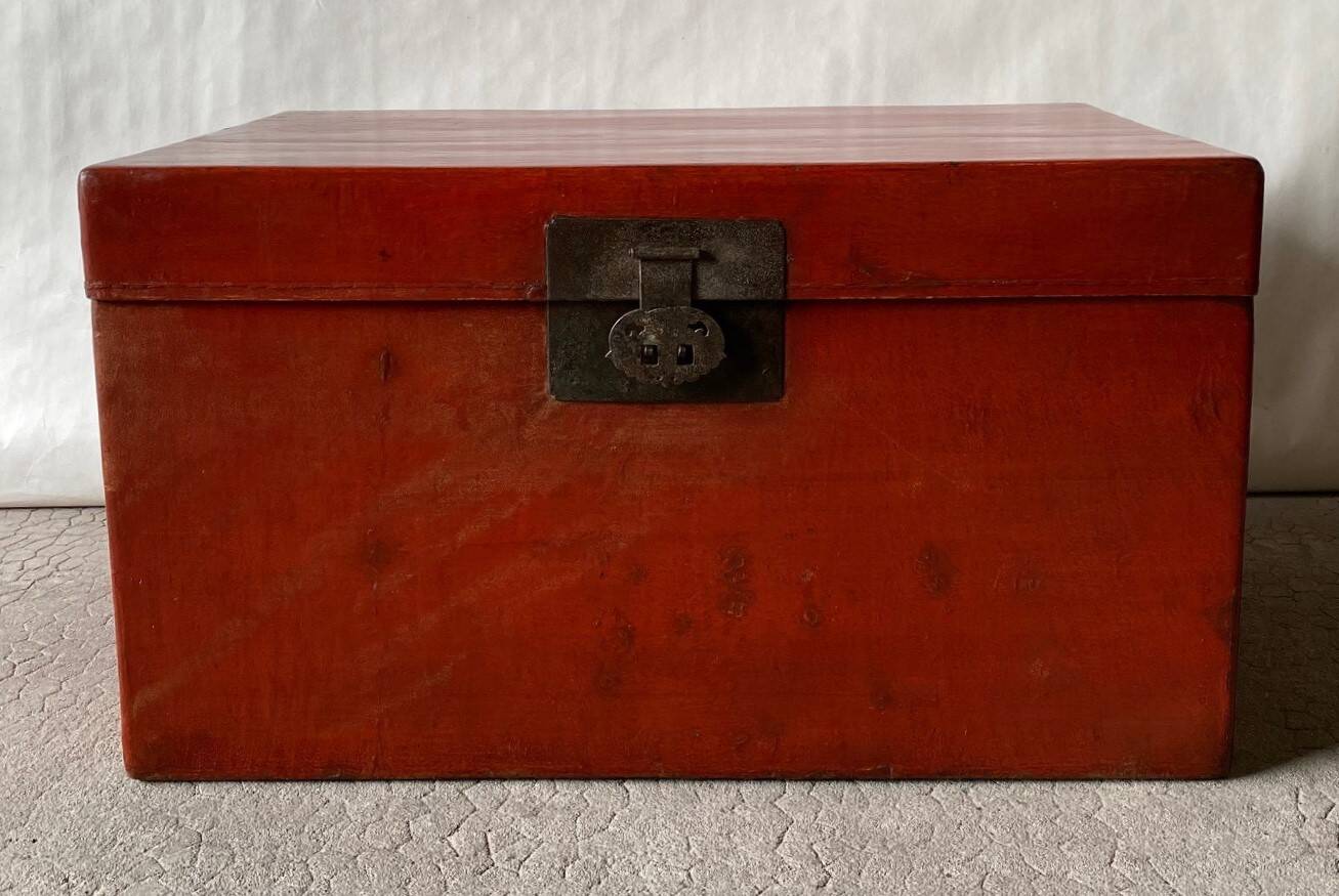 Chinese red chest