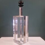 Large table lamp in Altuglass and metal from the 70s