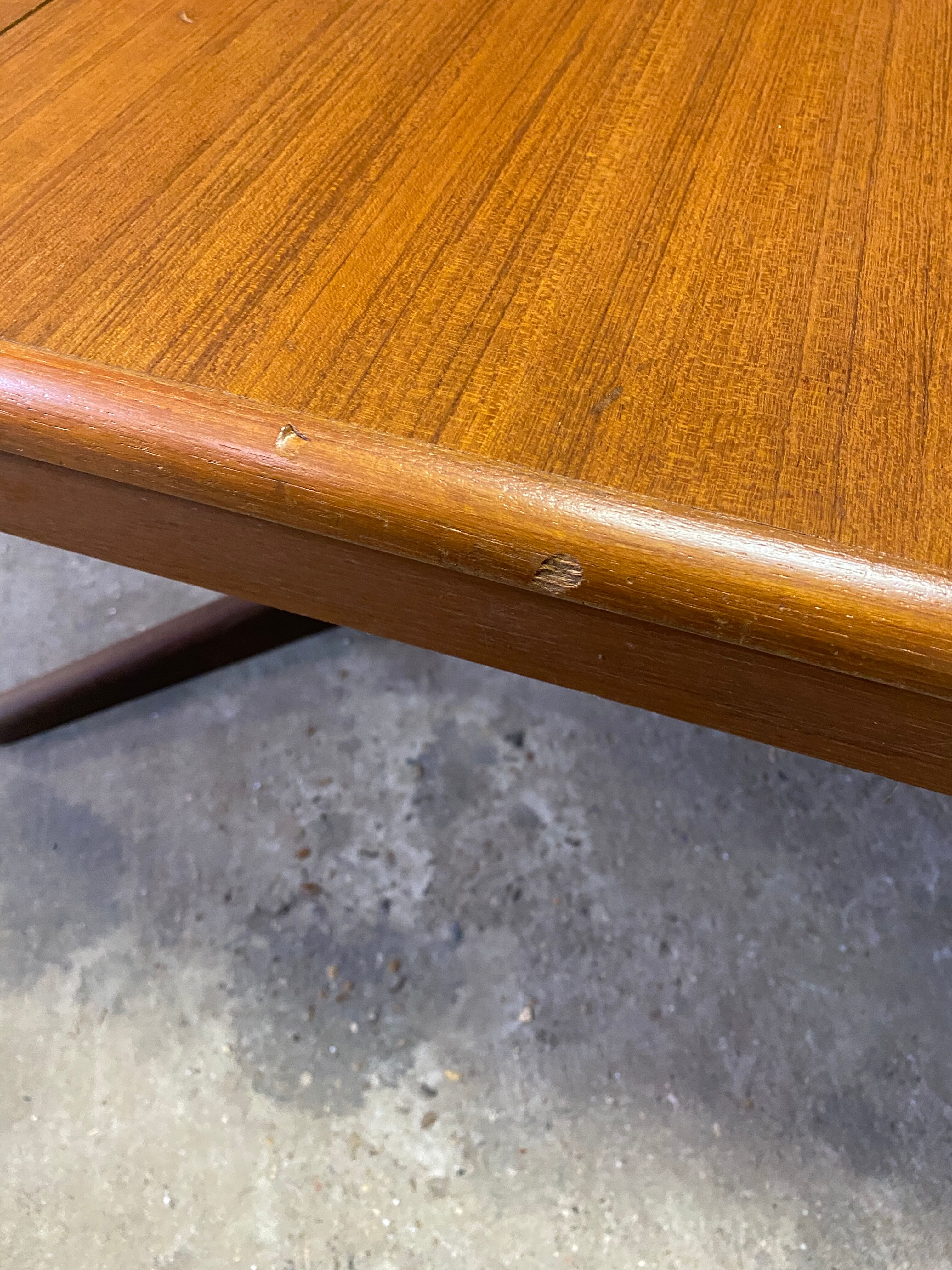 Vintage Baumann table with extension