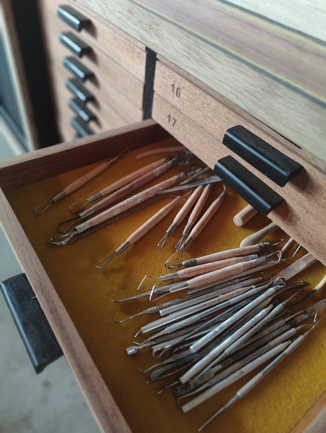 Old jewelry cabinet