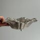 Antique metal salad bowl