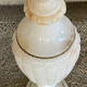 Alabaster lamp foot