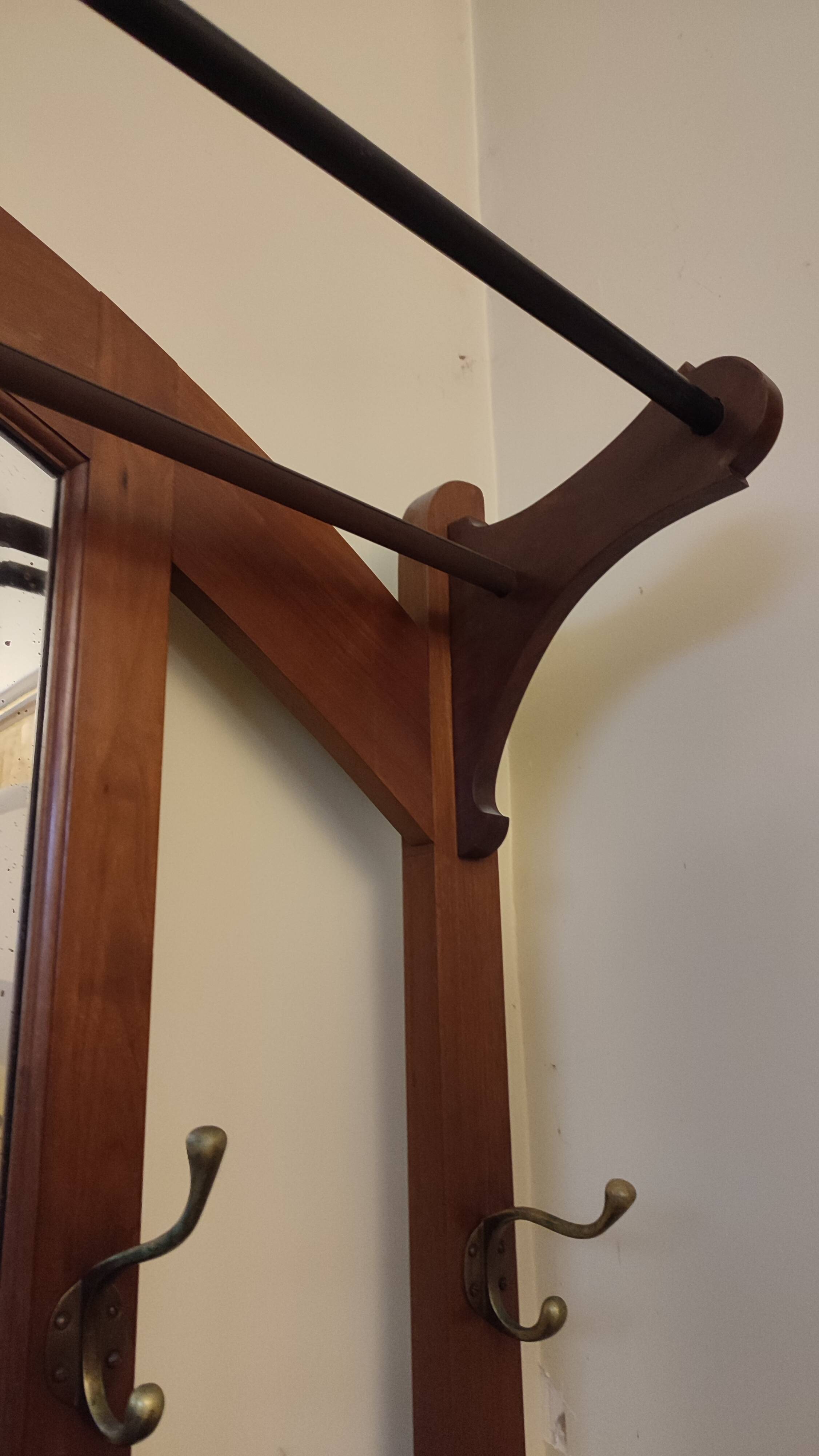 Large Art Deco coat rack