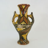 Iddeqi Kabyle pottery, Kabyle amphora,Berbere, Kabyle folk art. Year 50